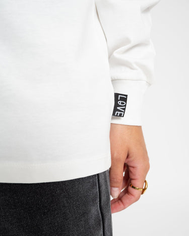 TILTIL Longsleeve Snake Spiral Tee White - Things I Like Things I Love