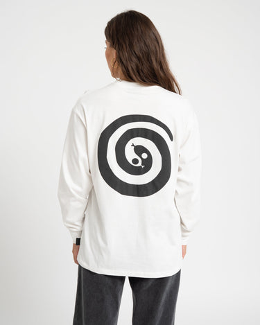 TILTIL Longsleeve Snake Spiral Tee White - Things I Like Things I Love