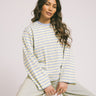 TILTIL Longsleeve Thin Striped Doka Tee Light Blue - Things I Like Things I Love