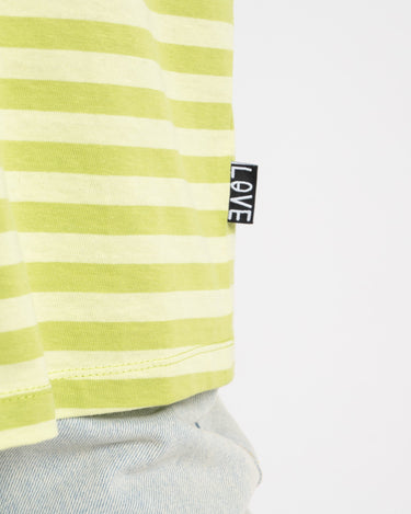 TILTIL Longsleeve Thin Striped Doka Tee Matcha Green - Things I Like Things I Love