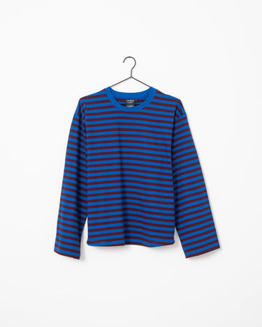 TILTIL Longsleeve Thin Striped Doka Tee Rood Cobalt - Things I Like Things I Love