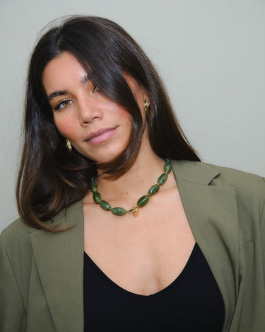 TILTIL Lonny Bead Necklace Green - Things I Like Things I Love