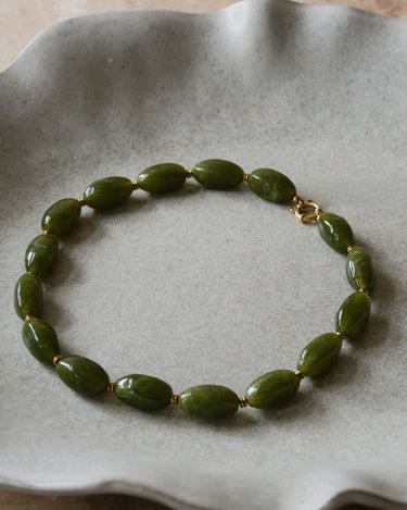 TILTIL Lonny Bead Necklace Green - Things I Like Things I Love