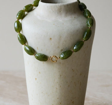 TILTIL Lonny Bead Necklace Green - Things I Like Things I Love