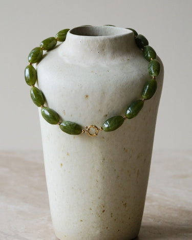 TILTIL Lonny Bead Necklace Green - Things I Like Things I Love