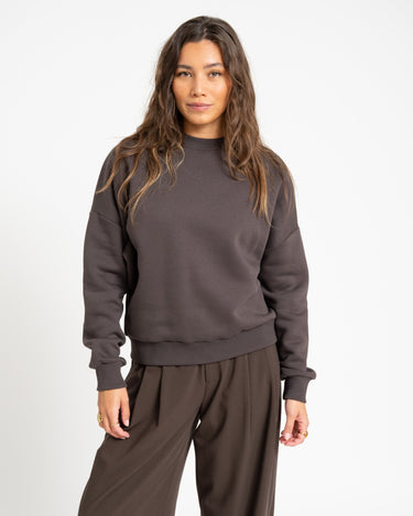 TILTIL Lore Plain Sweater Brown - Things I Like Things I Love