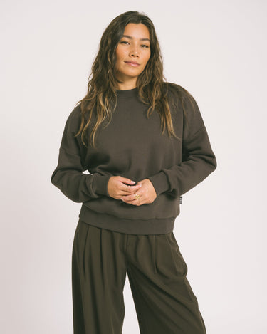 TILTIL Lore Plain Sweater Brown - Things I Like Things I Love