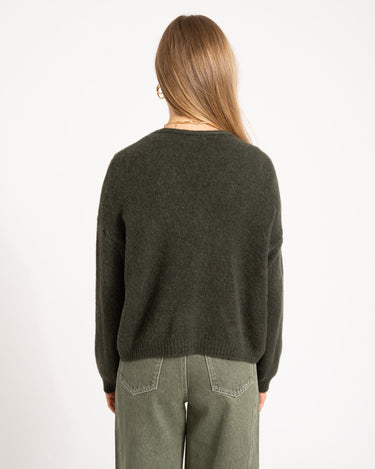 TILTIL Lotte Cardigan Army Green One Size - Things I Like Things I Love