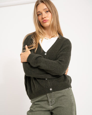 TILTIL Lotte Cardigan Army Green One Size - Things I Like Things I Love