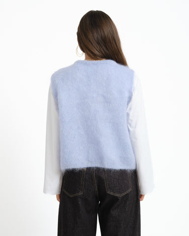 TILTIL Lotus Knitted Spencer One Size Lichtblauw - Things I Like Things I Love