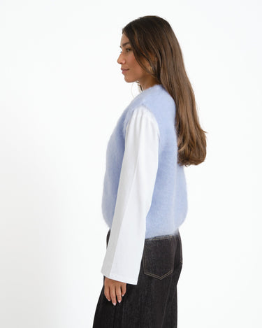 TILTIL Lotus Knitted Spencer One Size Lichtblauw - Things I Like Things I Love