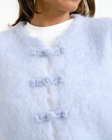 TILTIL Lotus Knitted Spencer One Size Lichtblauw - Things I Like Things I Love