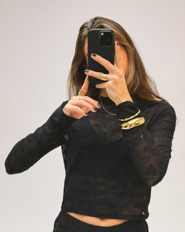 TILTIL Loui Love Top Black - Things I Like Things I Love