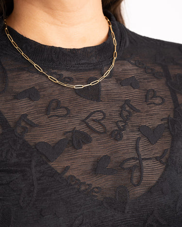 TILTIL Loui Love Top Black - Things I Like Things I Love