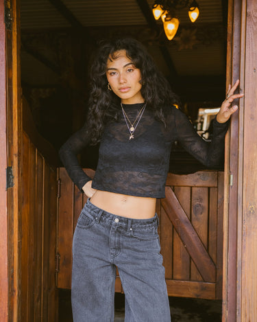 TILTIL Loui Love Top Black - Things I Like Things I Love