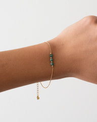TILTIL Love Gemstone Bracelet Emerald - Things I Like Things I Love