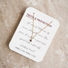 TILTIL Love Gemstone Necklace Goud Garnet - Things I Like Things I Love