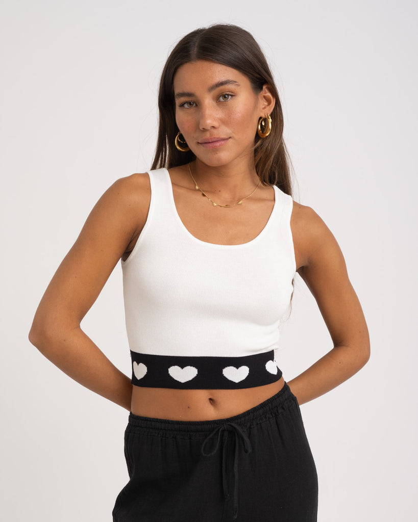 TILTIL Love Top White Detail One Size - Things I Like Things I Love