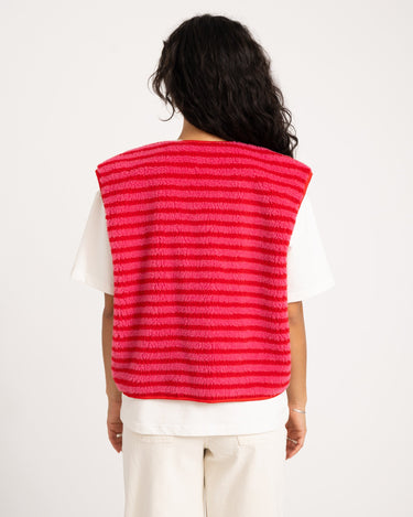 TILTIL Lucca Gilet Red Pink One Size - Things I Like Things I Love