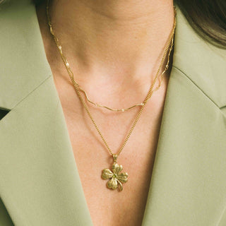 TILTIL Lucky Clover Charm Gold - Things I Like Things I Love