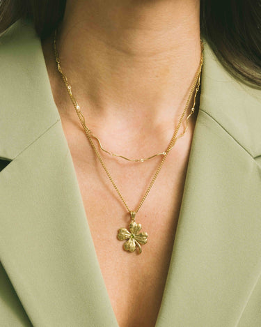 TILTIL Lucky Clover Charm Gold - Things I Like Things I Love
