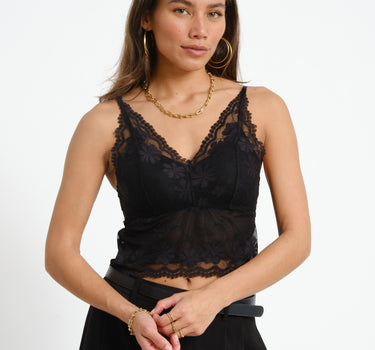 TILTIL Lucy Lace Bralette Black - Things I Like Things I Love