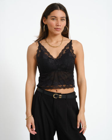 TILTIL Lucy Lace Bralette Black - Things I Like Things I Love