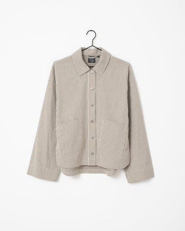 TILTIL Lucy Striped Shacket Green - Things I Like Things I Love