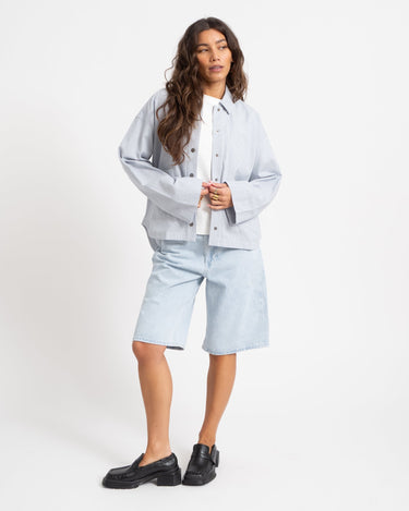TILTIL Lucy Striped Shacket Lightblue - Things I Like Things I Love
