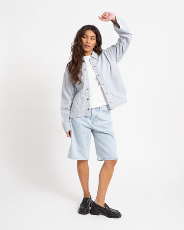 TILTIL Lucy Striped Shacket Lightblue - Things I Like Things I Love