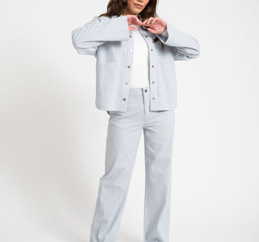 TILTIL Lucy Striped Trousers Lightblue - Things I Like Things I Love