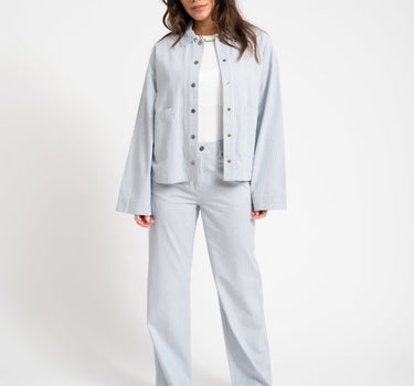 TILTIL Lucy Striped Trousers Lightblue - Things I Like Things I Love