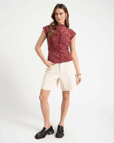 TILTIL Lulu Mid Length Short Offwhite - Things I Like Things I Love
