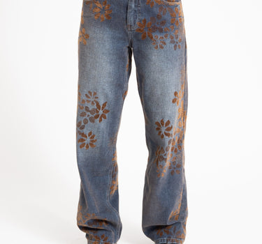 TILTIL Luna Jaquard Jeans Bruin - Things I Like Things I Love