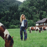 TILTIL Luna Jaquard Jeans Bruin - Things I Like Things I Love