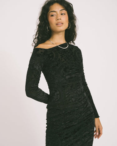 TILTIL Luna Long Sleeve Velvet Black - Things I Like Things I Love