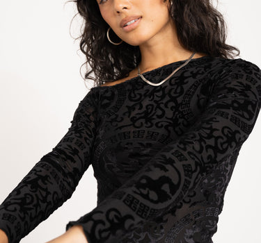 TILTIL Luna Long Sleeve Velvet Black - Things I Like Things I Love