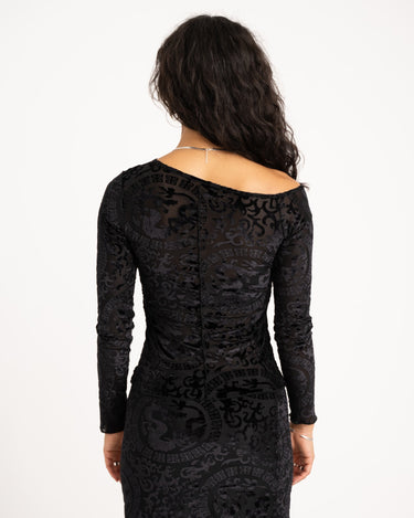 TILTIL Luna Long Sleeve Velvet Black - Things I Like Things I Love