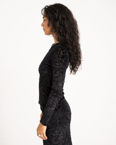 TILTIL Luna Long Sleeve Velvet Black - Things I Like Things I Love