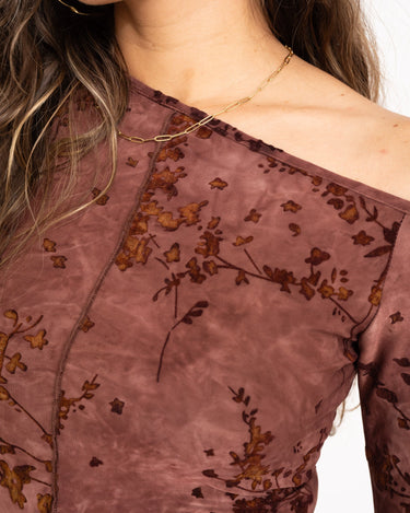 TILTIL Luna Longsleeve Burgundy Print - Things I Like Things I Love