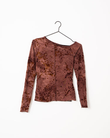 TILTIL Luna Longsleeve Burgundy Print - Things I Like Things I Love