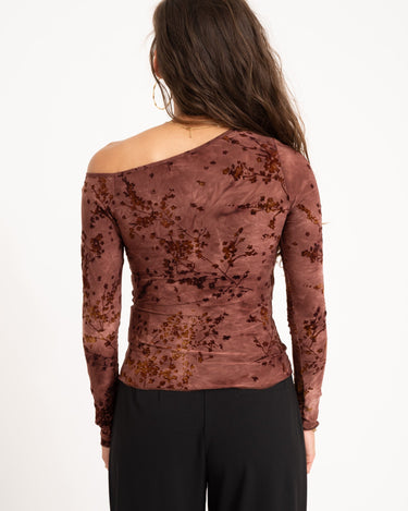 TILTIL Luna Longsleeve Burgundy Print - Things I Like Things I Love