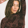 TILTIL Luna Longsleeve Draped Turtle Neck Bordeaux - Things I Like Things I Love