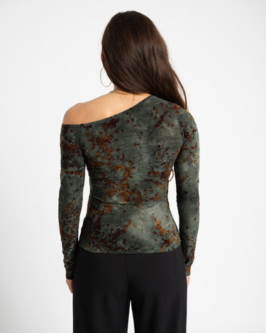 TILTIL Luna Longsleeve Green Flower - Things I Like Things I Love