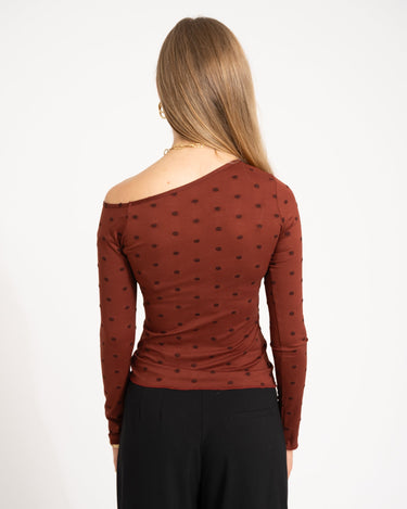 TILTIL Luna longsleeve Polkadot Bordeaux - Things I Like Things I Love
