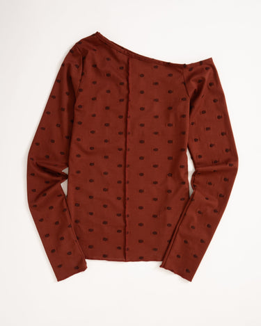 TILTIL Luna longsleeve Polkadot Bordeaux - Things I Like Things I Love