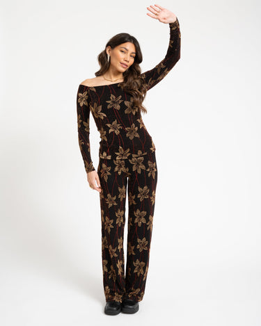 TILTIL Luna Pants Tropical Black - Things I Like Things I Love