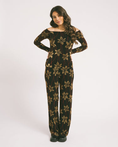 TILTIL Luna Pants Tropical Black - Things I Like Things I Love