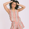 TILTIL Lyke Short Off - white Orange Print - Things I Like Things I Love