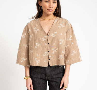 TILTIL Mara Blouse Brown - Things I Like Things I Love